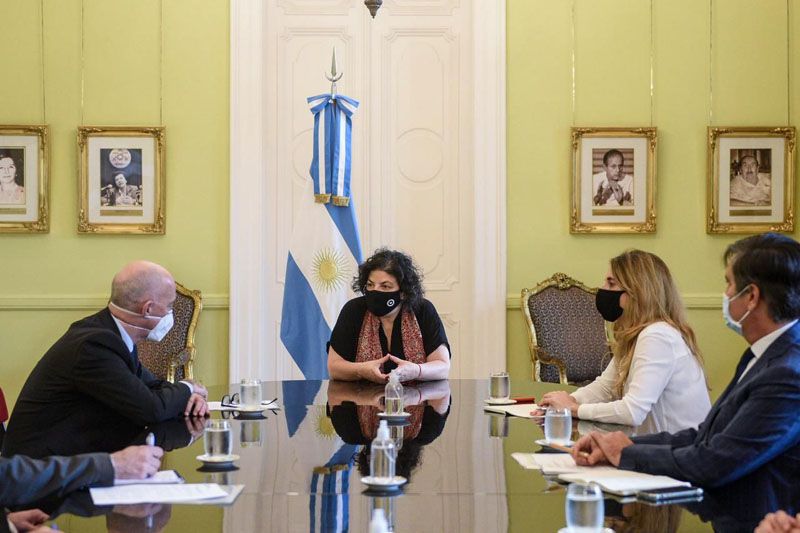 VIZZOTTI Y NICOLINI SE REUNIERON CON EL EMBAJADOR BRITANICO EN ARGENTINA