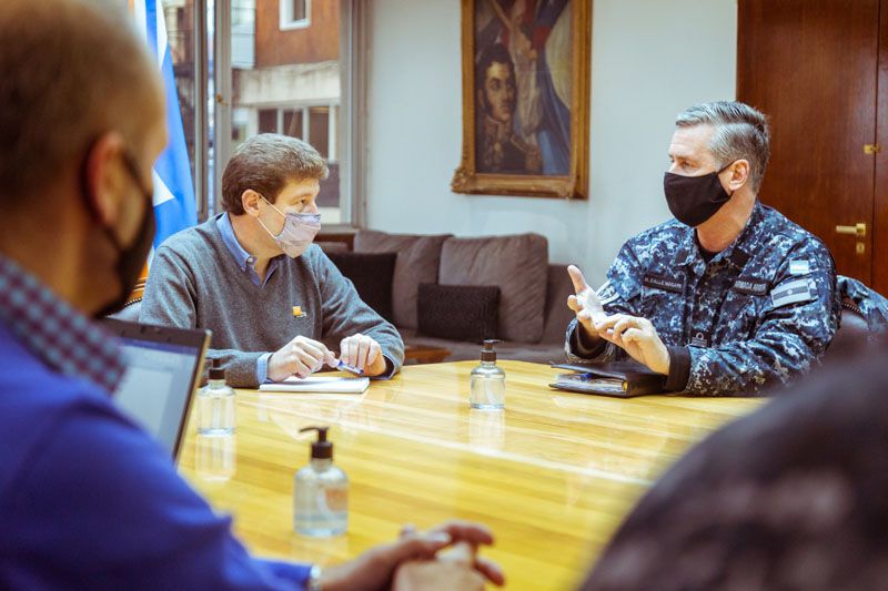 Analizaron el proyecto de una nueva base logística para la Armada