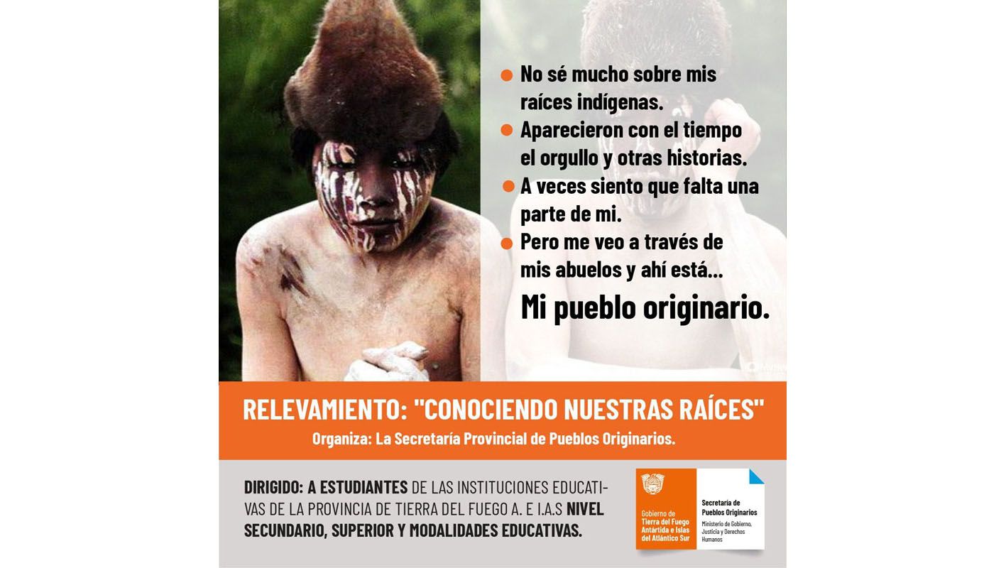 Comenzó el relevamiento ‘Conociendo Nuestras Raíces’ destinado a estudiantes fueguinos