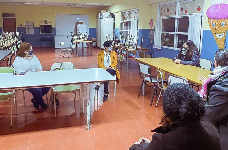 Castillo y Cubino mantuvieron un encuentro con autoridades de la “Kayú Chénèn”