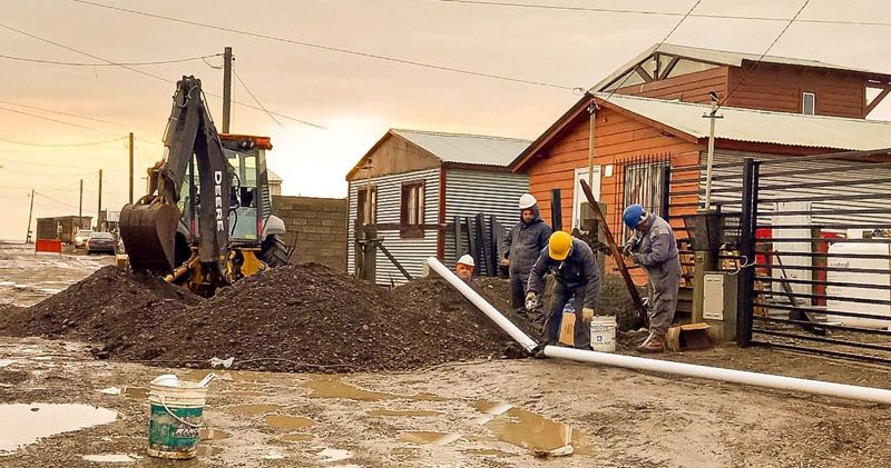  Avanza el plan de obras en el barrio Arraigo Sur de Río Grande 