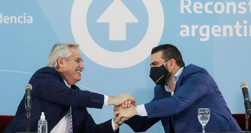 Alberto Fernández y Vuoto lanzaron el Conectar Igualdad Ushuaia