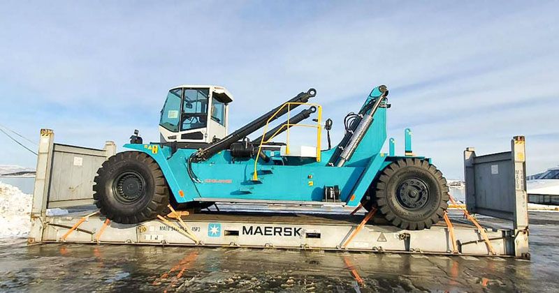 Nueva containera para el puerto de Ushuaia 