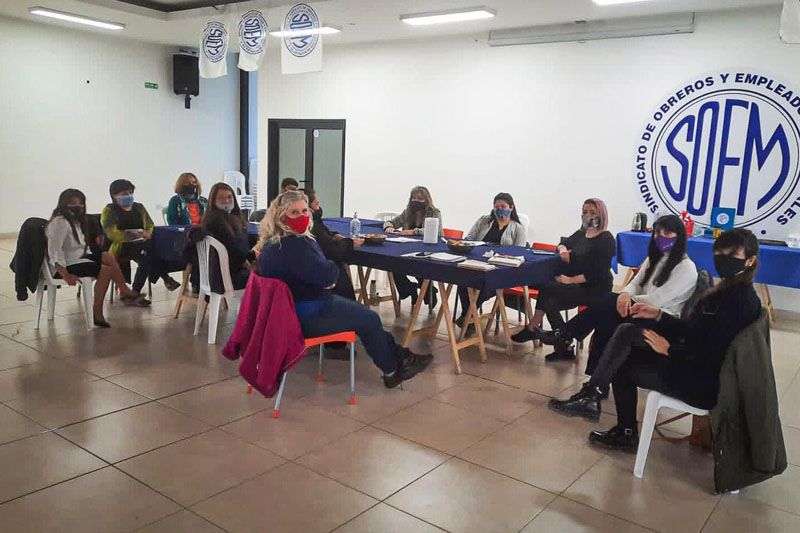 La Secretaría de la Mujer de Ushuaia fortalece el trabajo con mujeres referentes gremiales 