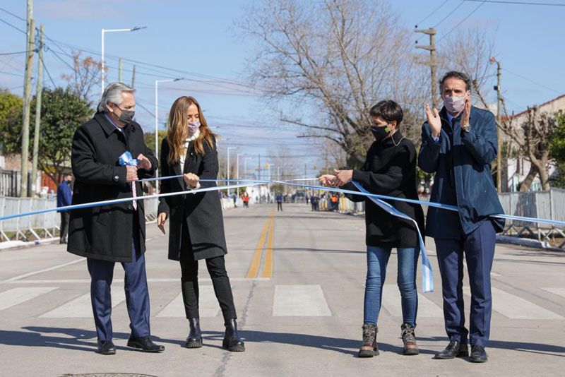 Alberto Fernández inauguró en simultáneo 100 obras en toda la Argentina