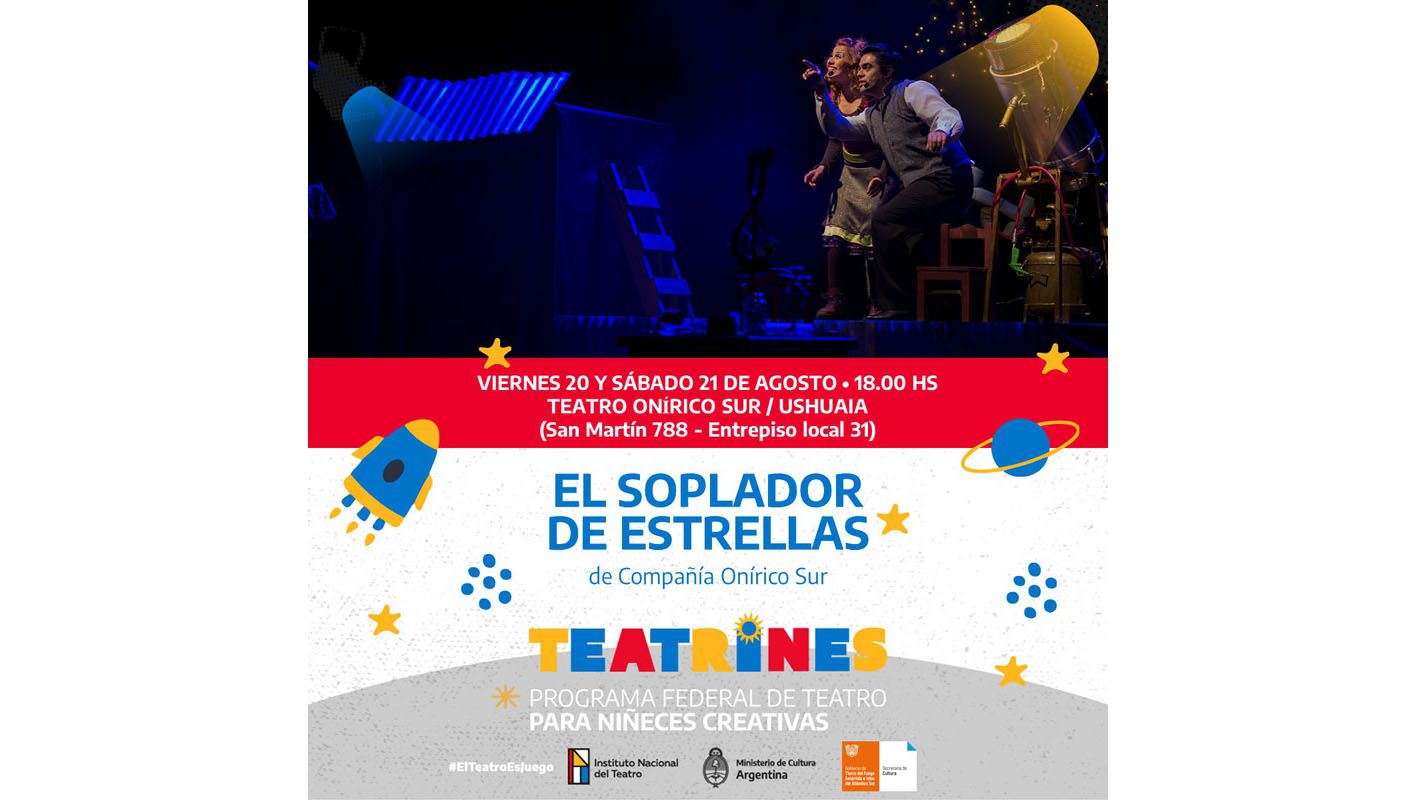 Cultura provincial y el Instituto Nacional del Teatro brindarán espectáculos gratuitos 