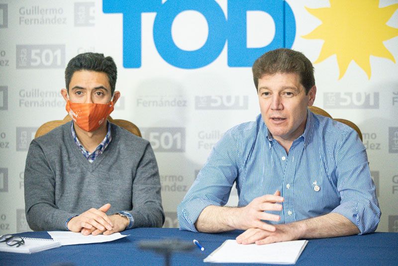 Fuerte respaldo de Melella a Yutrovic-Fernández 