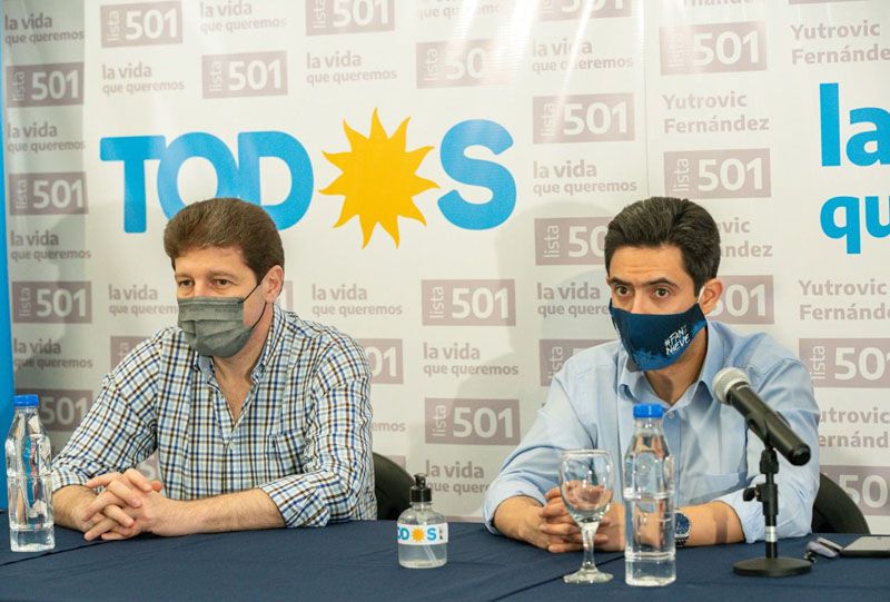 Melella y Guillermo Fernández participaron del encuentro nacional del Frente de Todos