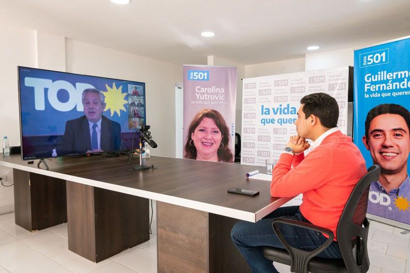 Plenario de precandidatos con el Presidente