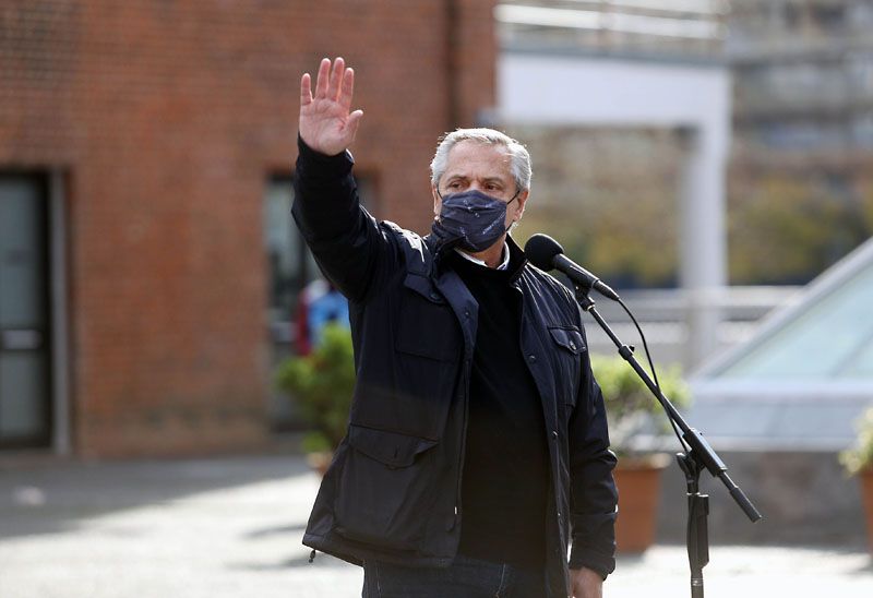 ALBERTO FERNÁNDEZ SALUDÓ A LOS MAESTROS EN SU DÍA: 