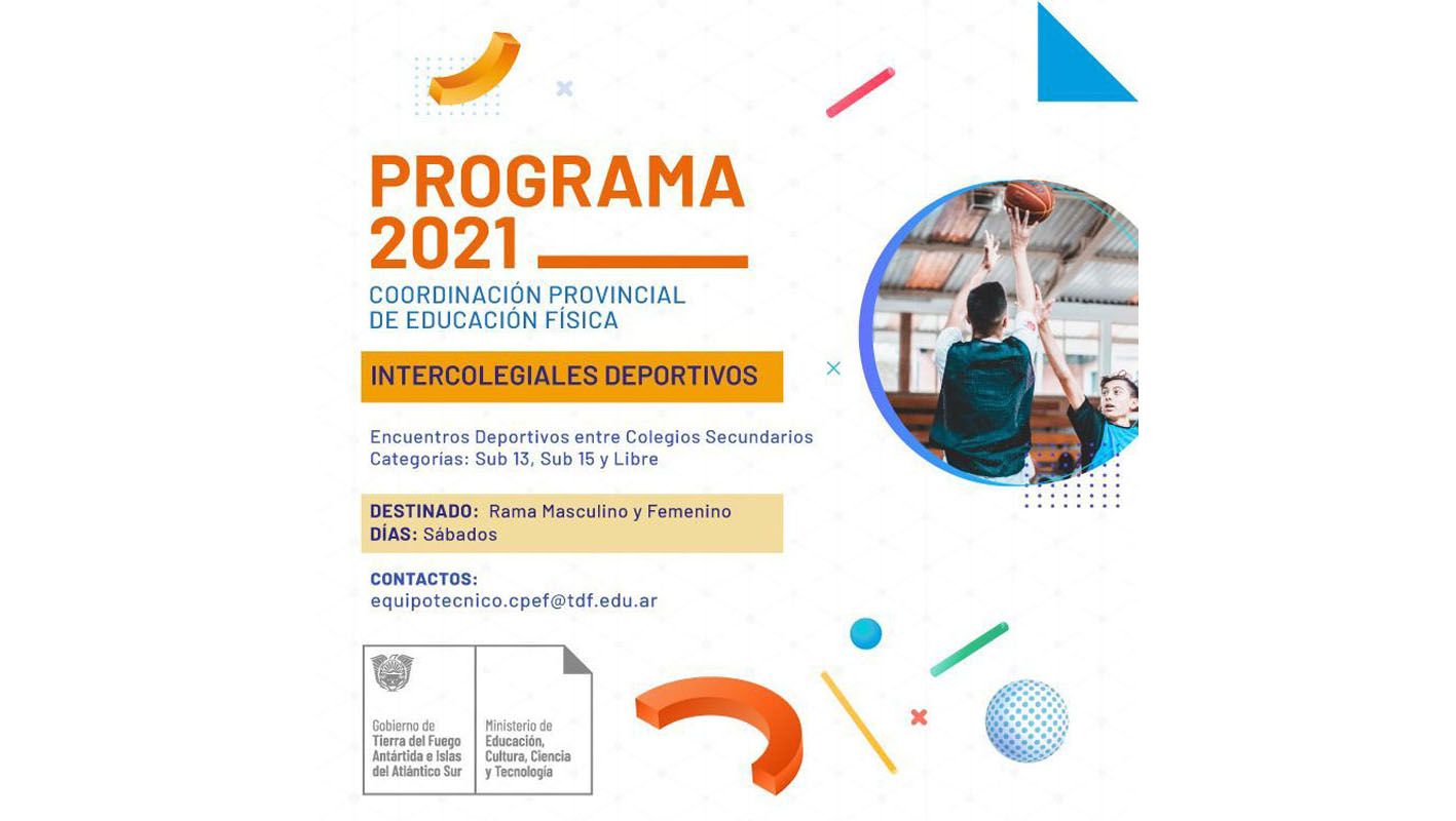 Continúan abiertas las inscripciones para los Juegos Intercolegiales Fueguinos