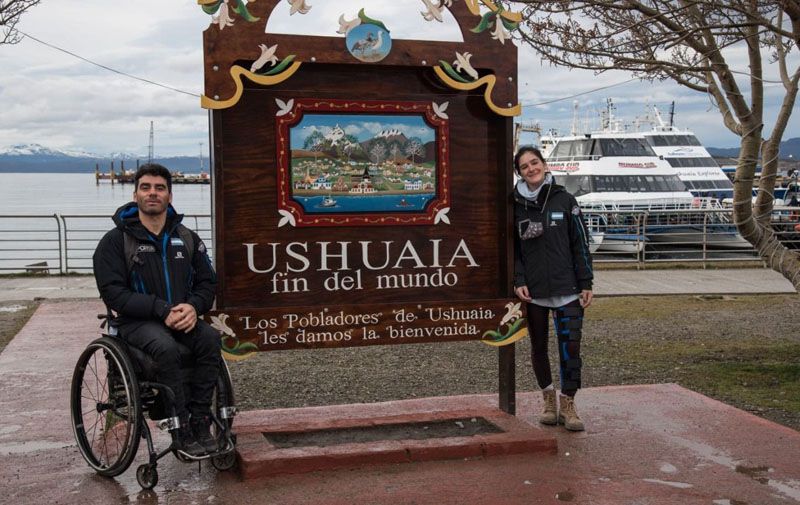 Atletas paralímpicos entrenaron en Tierra del Fuego