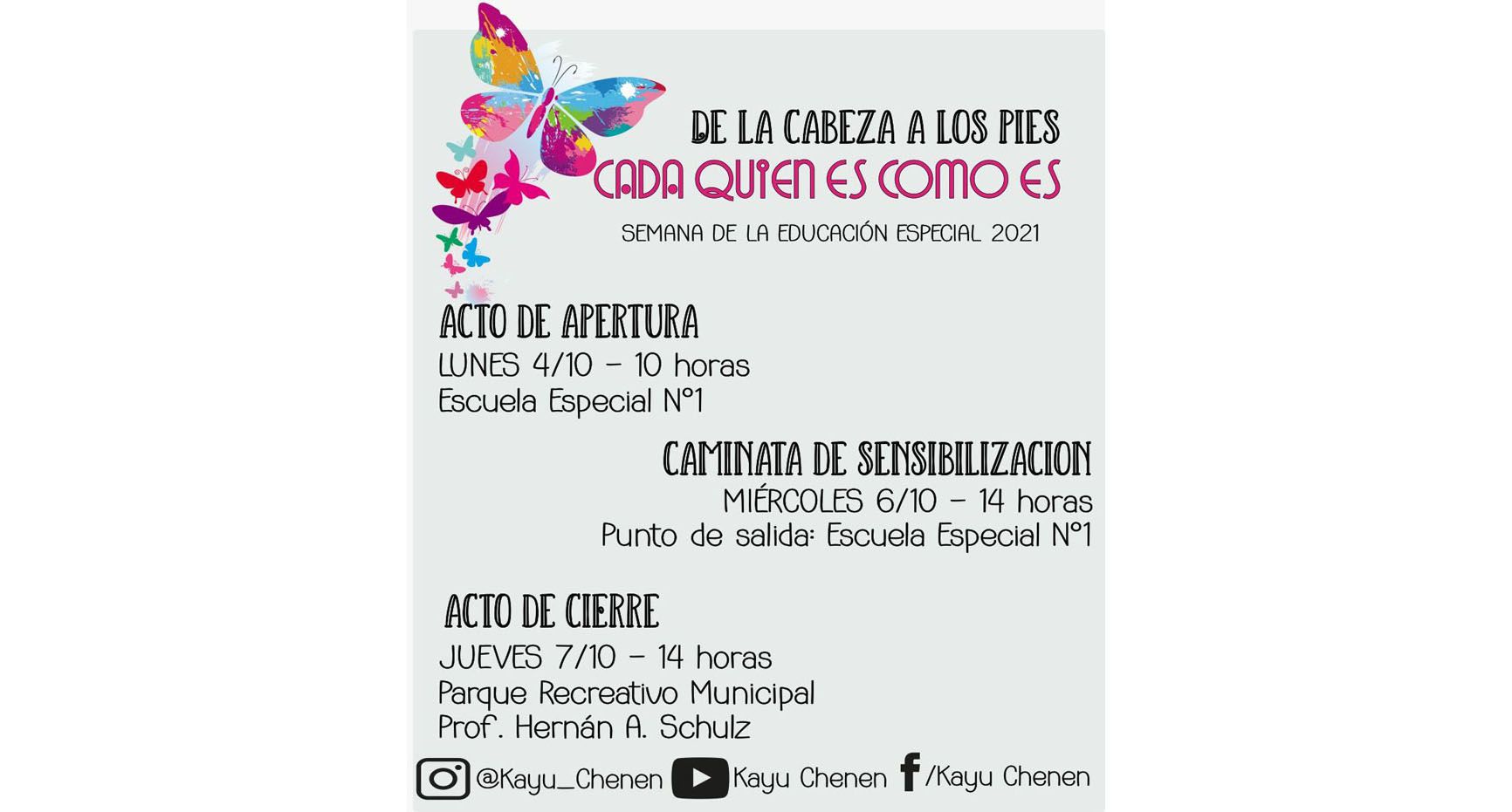  Hoy comienza la Semana de la Educación Especial 2021