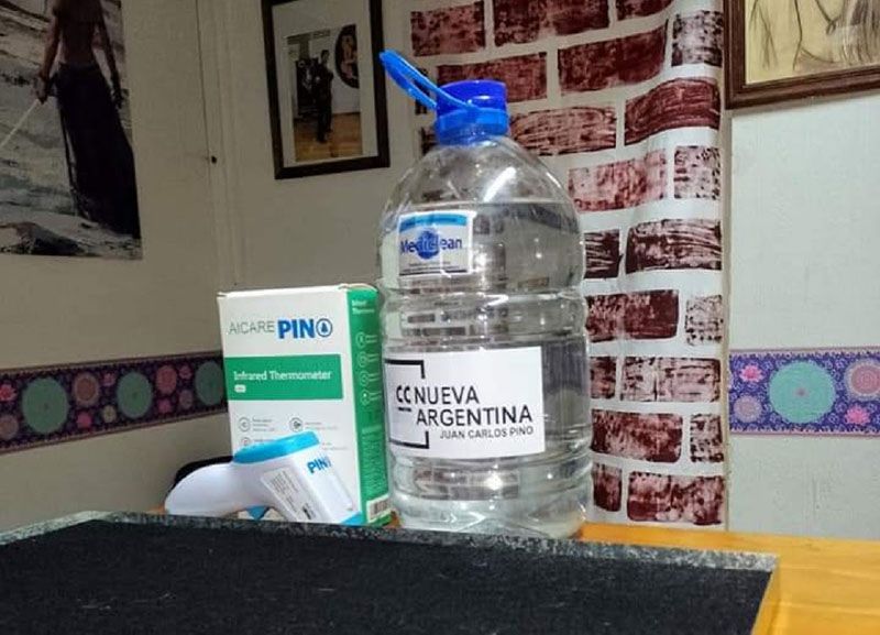 El Centro ‘Nueva Argentina’ continúa entregando termómetros infrarrojos a instituciones