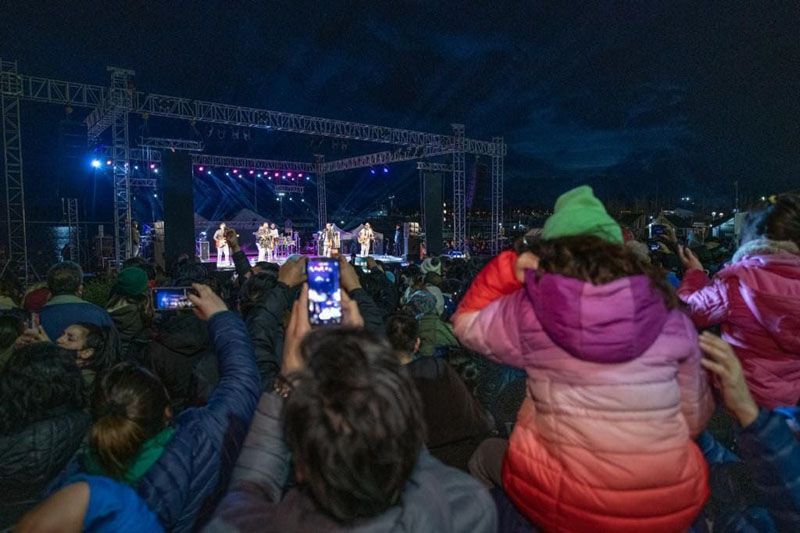 Los Tekis cerraron el cumpleaños de Ushuaia
