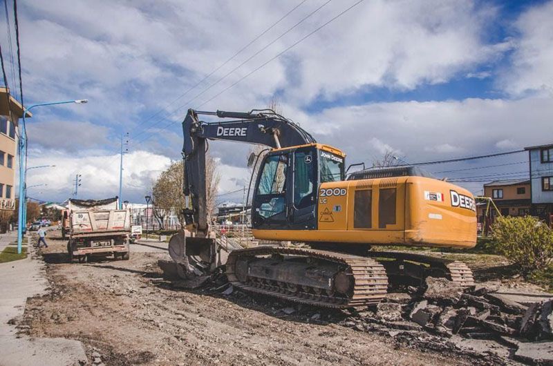Comenzaron los trabajos para la repavimentación de Damiana Fique 