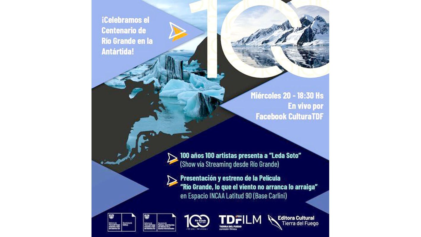 ‘Cien Años, Cien Artistas’ llegará hasta la Antártida con un show vía streaming 