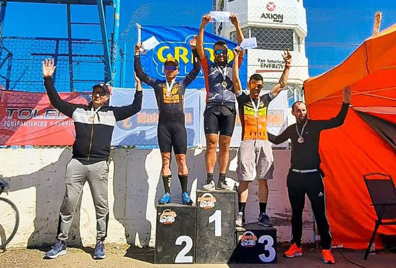 Brillante actuación de los ciclistas fueguinos en Comodoro