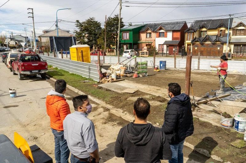 Vuoto recorrió obras en ejecución 