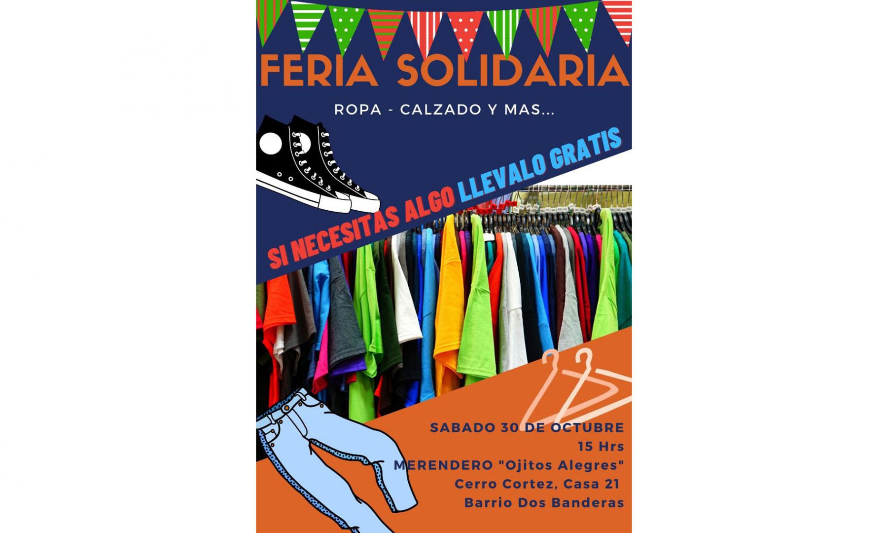 Realizarán un par de ferias solidarias en Ushuaia