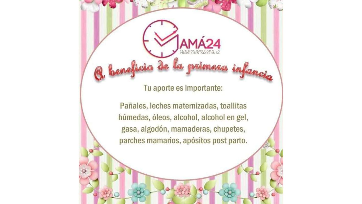 Fundación Mamá24 continúa acompañando la primera infancia
