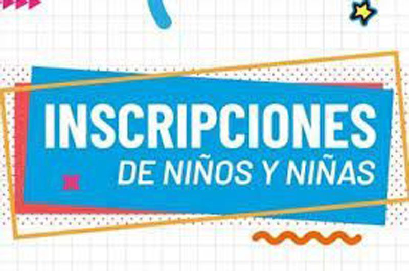 Esta semana se realizará la inscripción general de alumnos para Nivel Inicial y Primario 