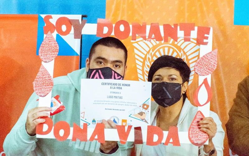 Cubino participó de reconocimiento a donantes de sangre del Hospital de Río Grande