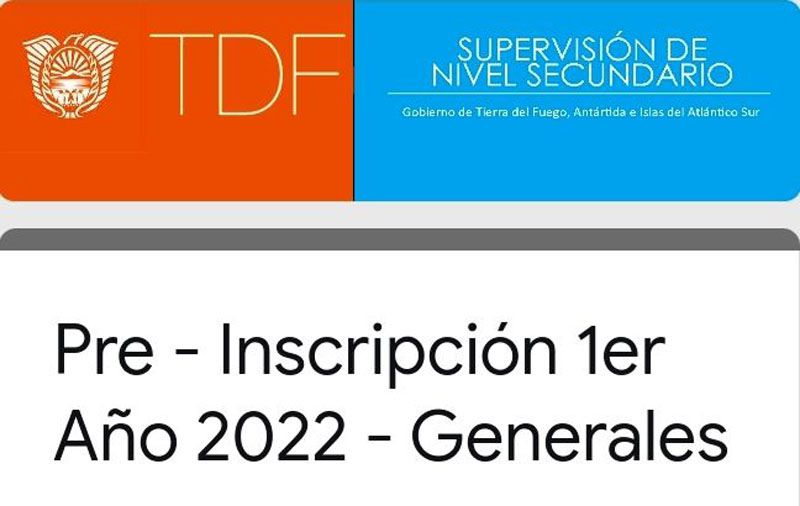 Hoy comienzan las preinscripciones generales para 1º año del Nivel Secundario