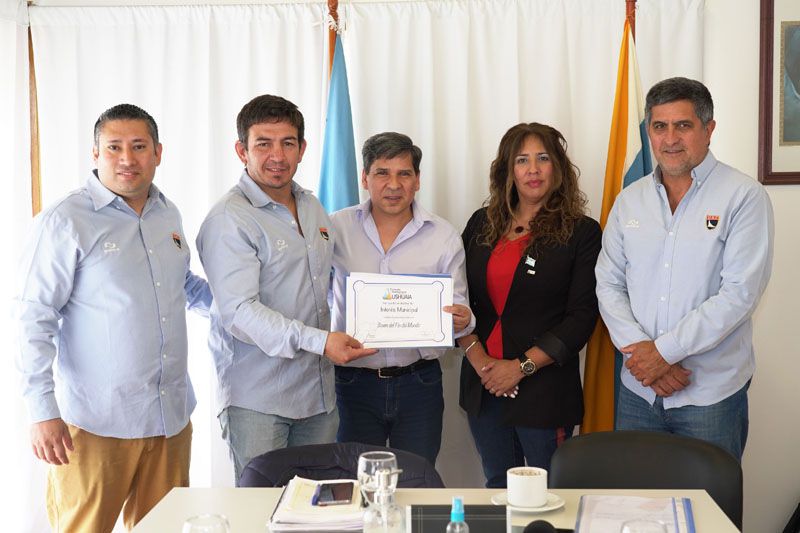 Pino ratificó respaldo del Concejo al Seven del Fin del Mundo