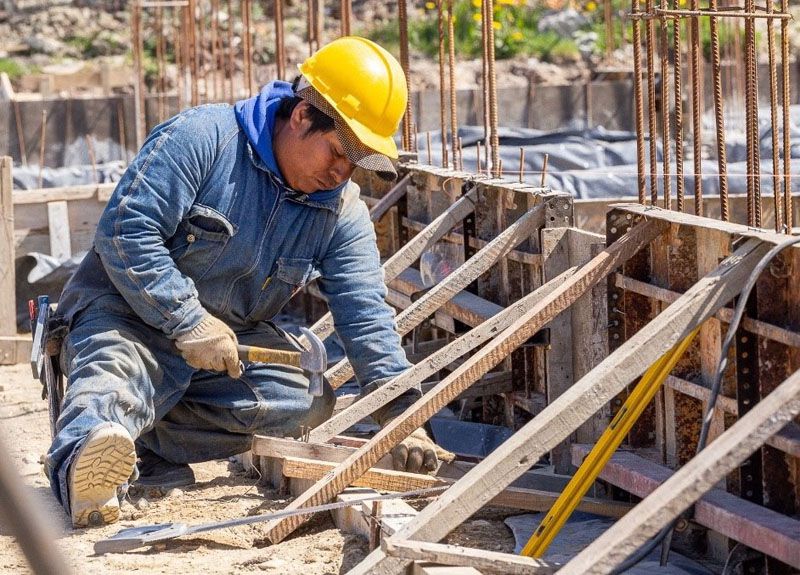 En Tierra del Fuego el empleo en la construcción creció un 30,8%