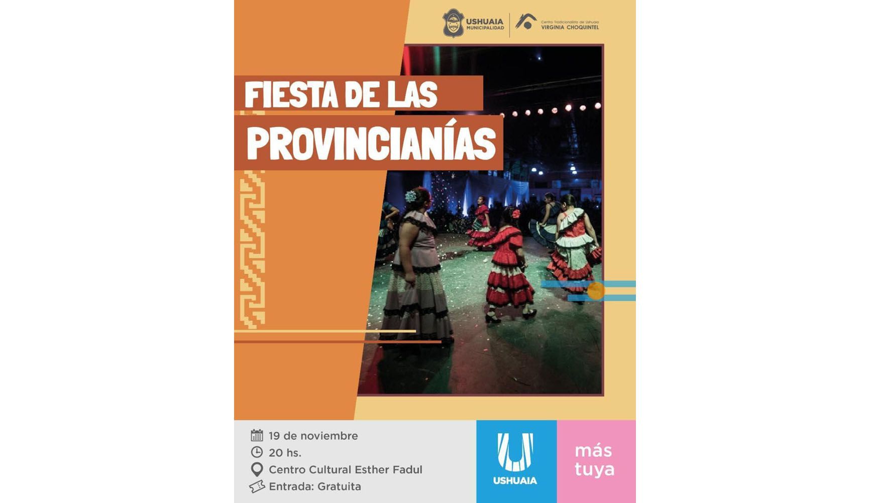 Se realizará en Ushuaia la Fiesta de las Provincianías 