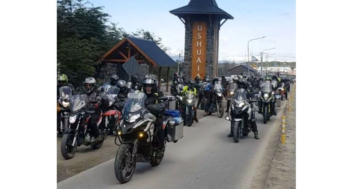 El Motoencuentro rugió en el Fin del Mundo