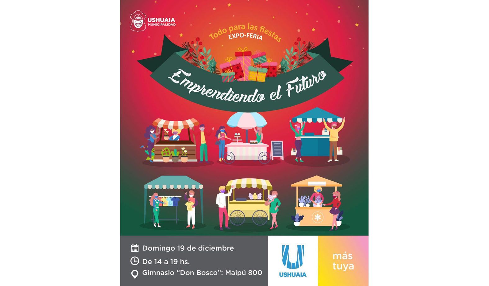 La Municipalidad de Ushuaia prepara la Expo- Feria Navideña 