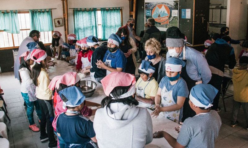 Se realizó un encuentro de cocina para niños del programa Filomena Grasso