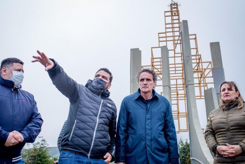  Vuoto y Katopodis recorrieron el Paseo del Centenario 