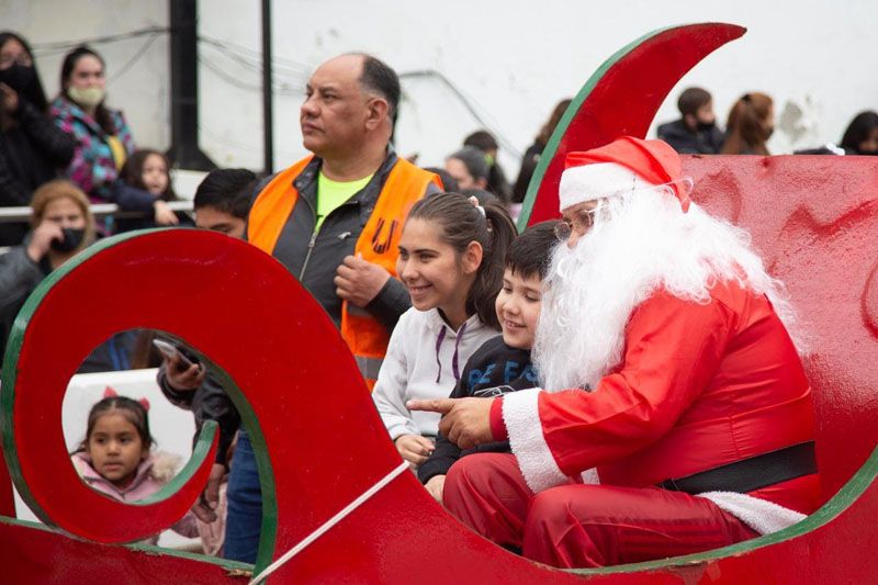 Ushuaia, con espíritu navideño