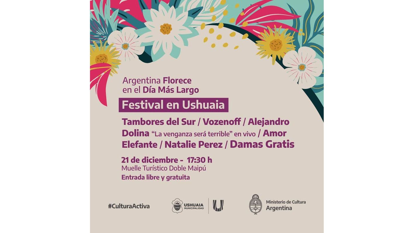 Ushuaia festejará el Día más Largo con un festival popular Ushuaia festejará el Día más Largo con un festival popular