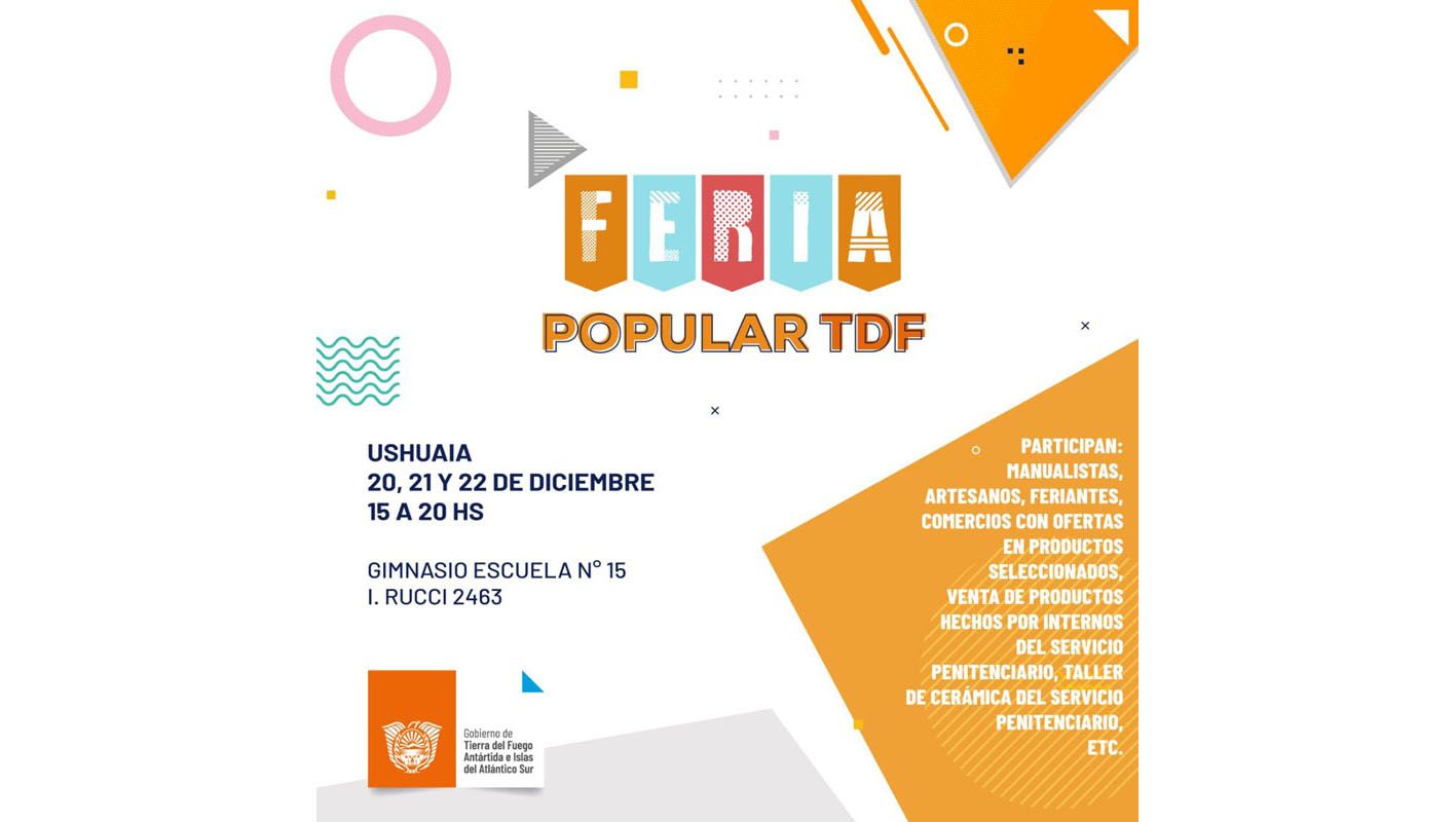 Se realizará la feria ‘Emprender TDF–Edición Navidad’ en toda la provincia