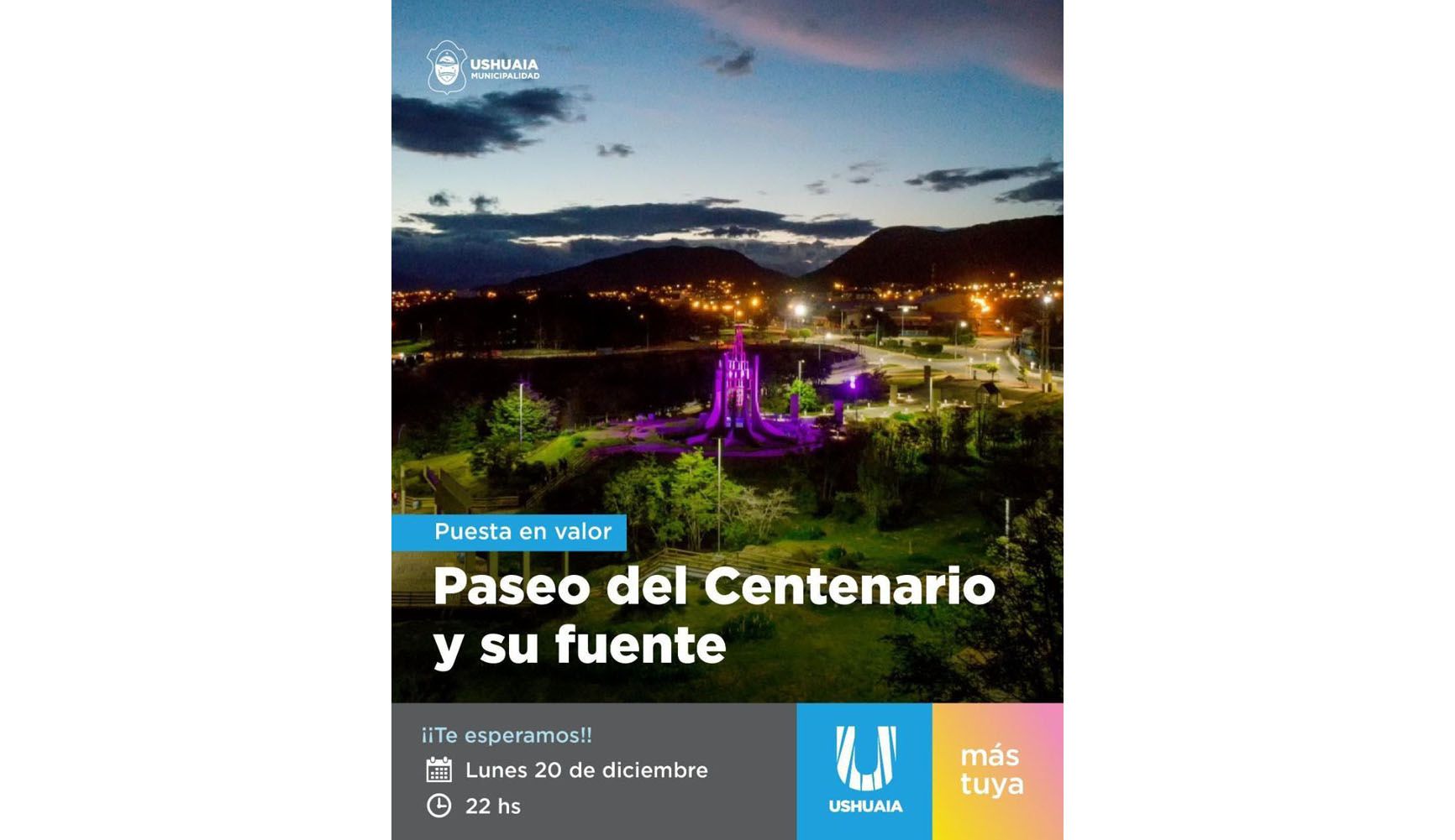 Hoy se inaugura el renovado Paseo del Centenario