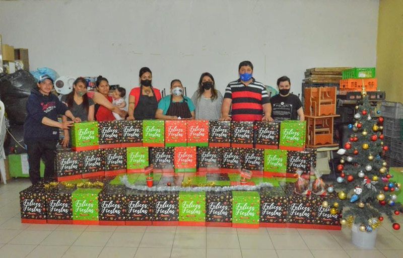 La Municipalidad de Ushuaia entregó más de mil cajas navideñas 