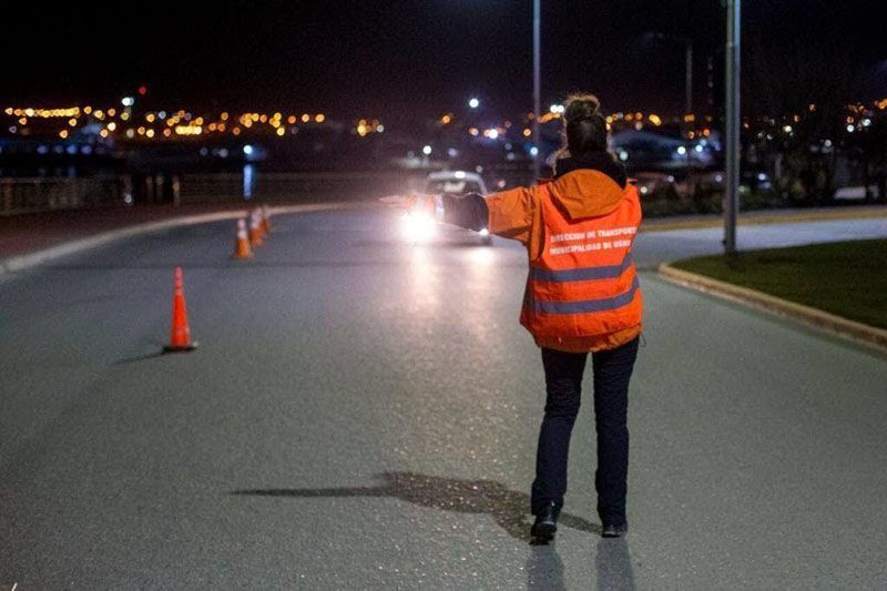 La Municipalidad de Ushuaia realizó operativos de control de tránsito durante la Navidad