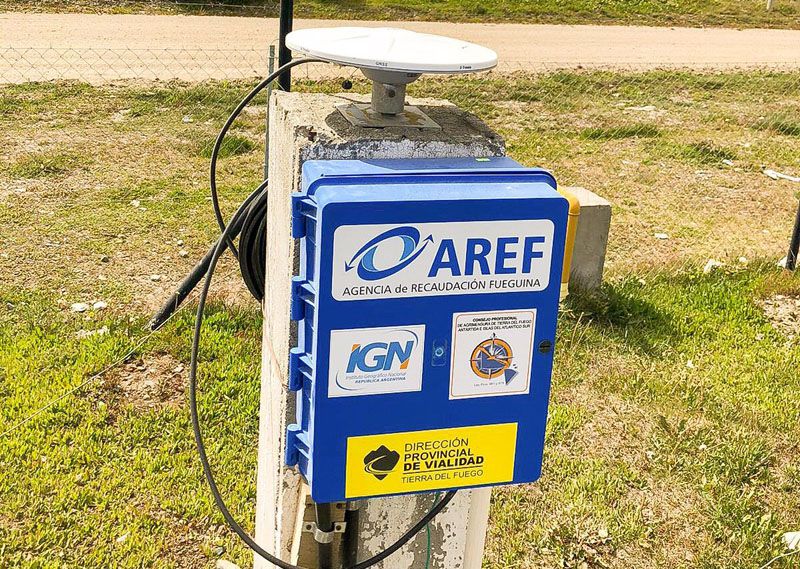 Se instaló la nueva estación permanente de navegación global satelital