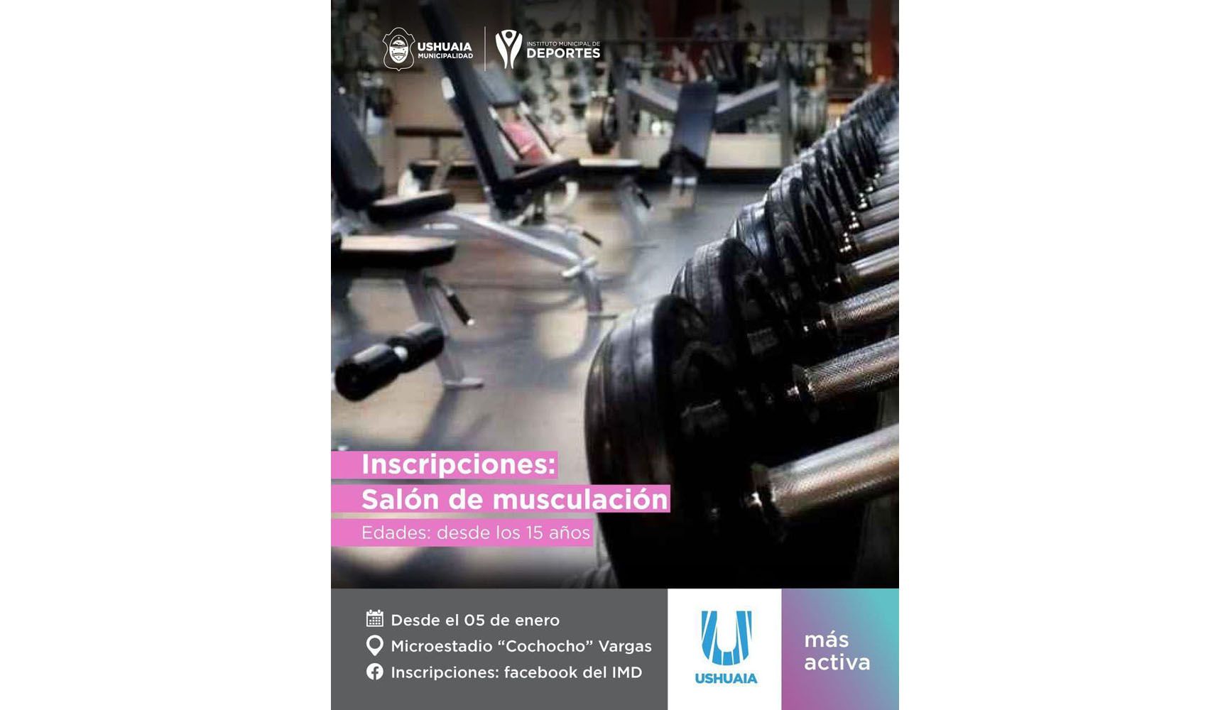 El salón de musculación del ‘Cochocho Vargas’ retoma sus actividades El salón de musculación del ‘Cochocho Vargas’ retoma sus actividades