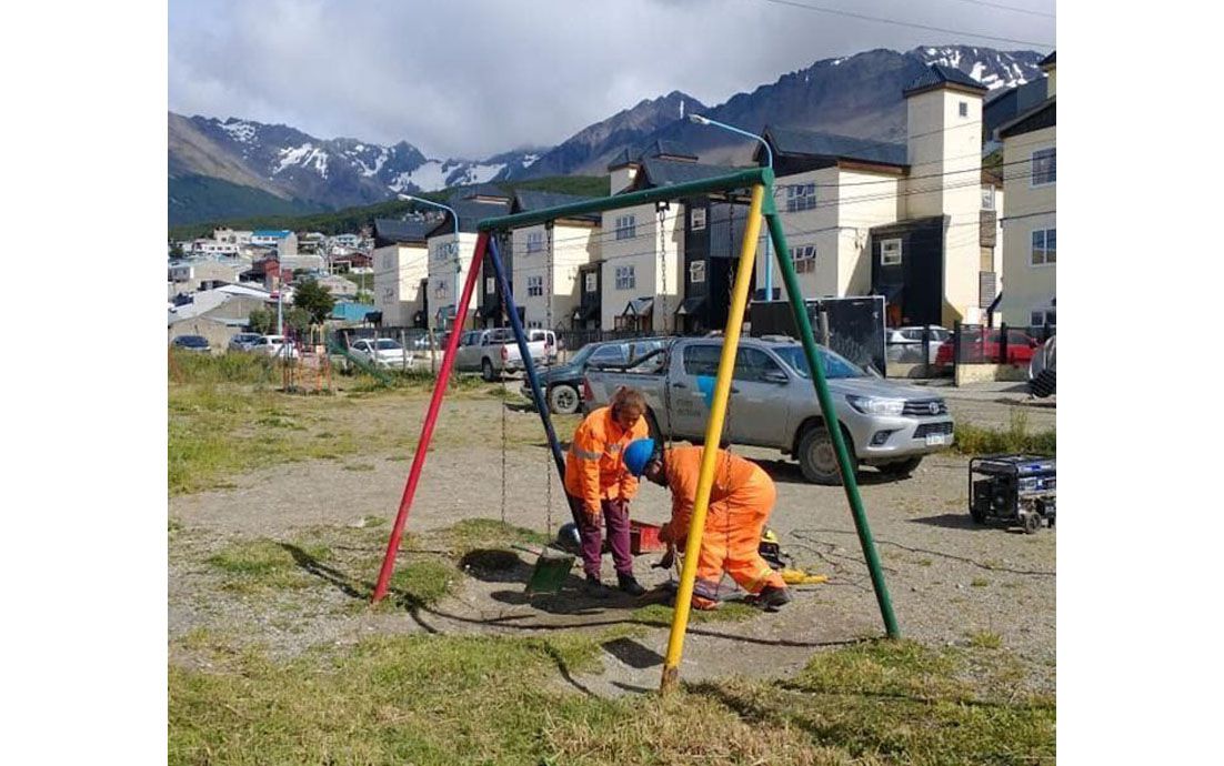 La Municipalidad de Ushuaia trabaja en la puesta en valor de espacios públicos