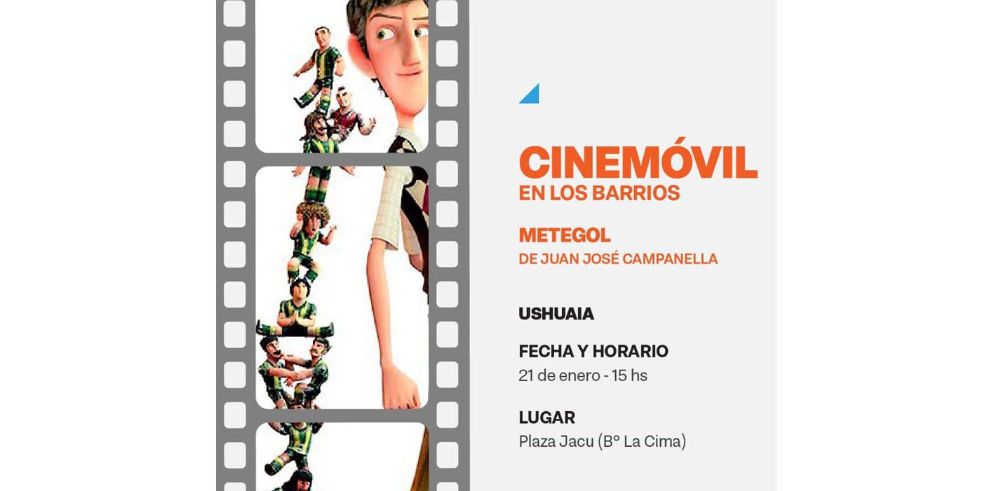 Nueva edición de “cinemóvil” para toda la Provincia
