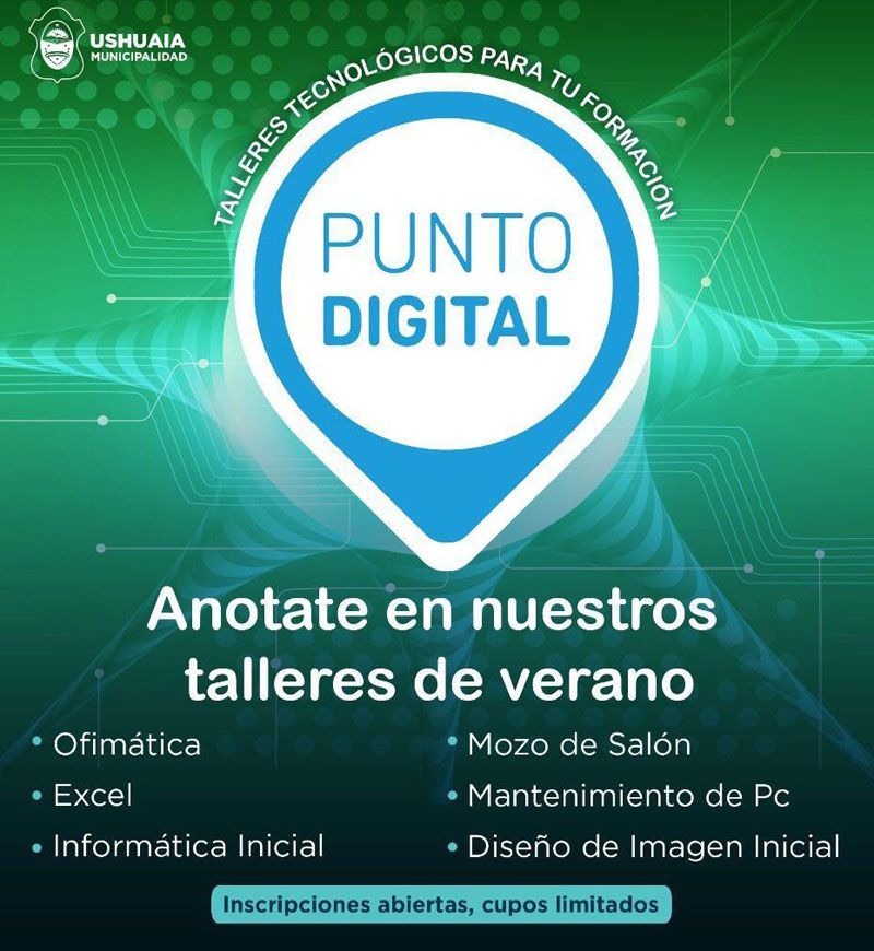 La Municipalidad impulsa talleres de inclusión tecnológica 