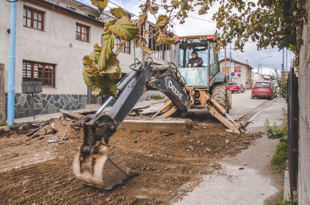  Avanza el plan de obra pública en Ushuaia