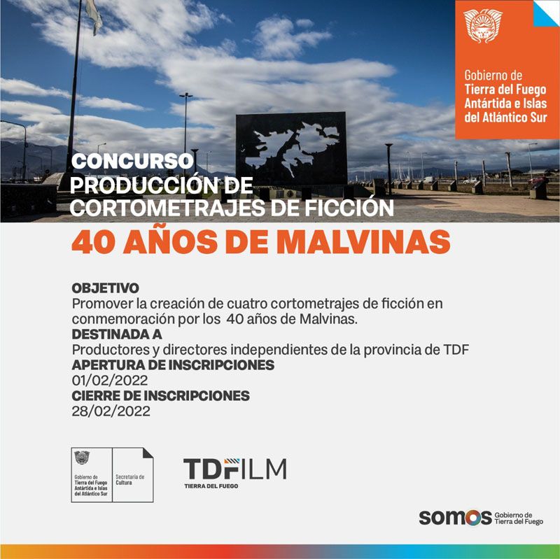 Cultura provincial lanzó el concurso de cortometrajes ‘40 Años de Malvinas’