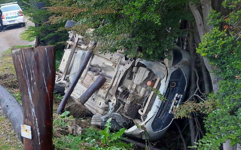 Conducía alcoholizado y protagonizó un vuelco 