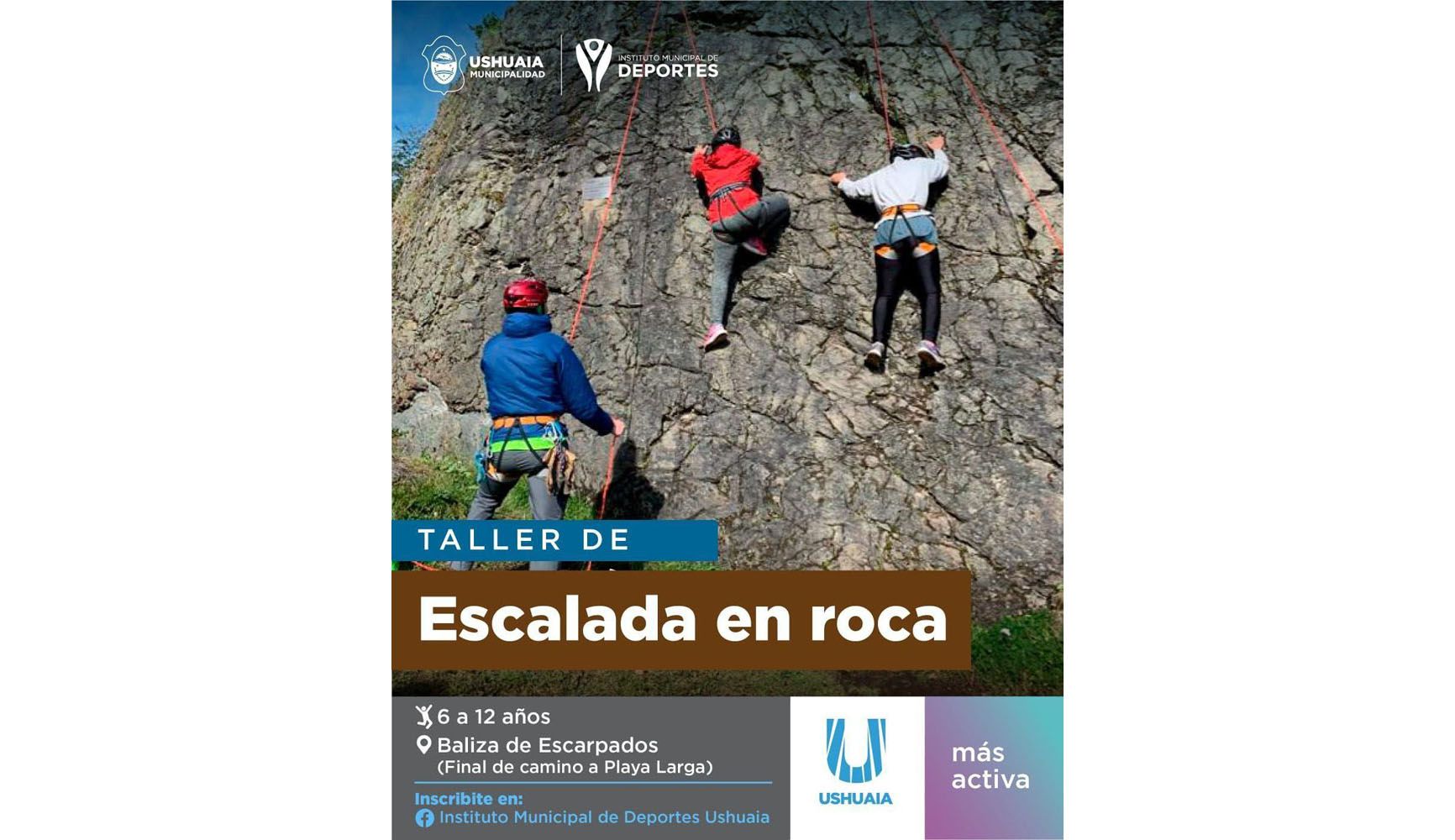 Se encuentra abierta la inscripción a la Escuela de Escalada Deportiva